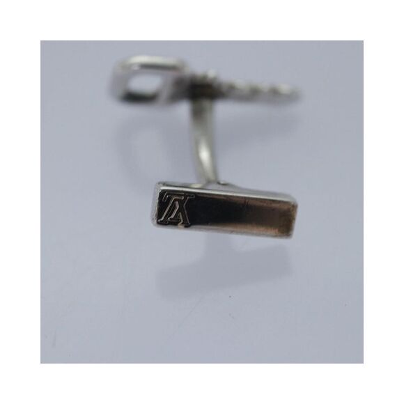 Pre Loved Louis Vuitton Lock Key Cufflinks Silver Men Sets - Picture 6 of 8